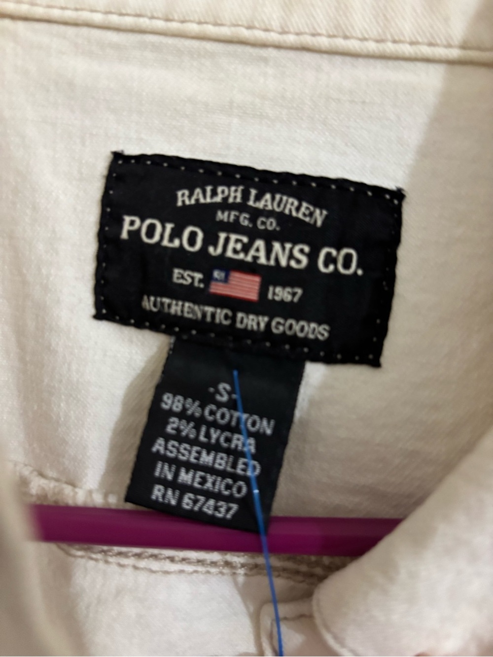 Ralph Lauren BUNDLE!!!! Denim jacket, tote w/dust jacket and vintage bag!!! - Picture 2 of 13